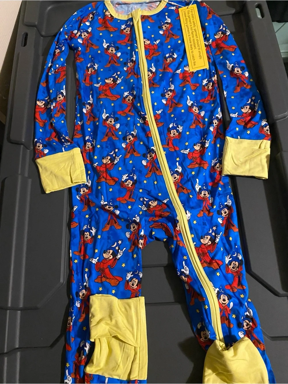 5/6 bamboo Mickey Sorcerer zippy NWT
